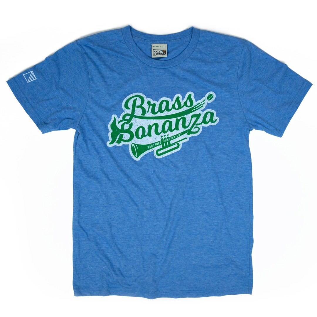 Brass Bonanza T-Shirt Front Royal Blue
