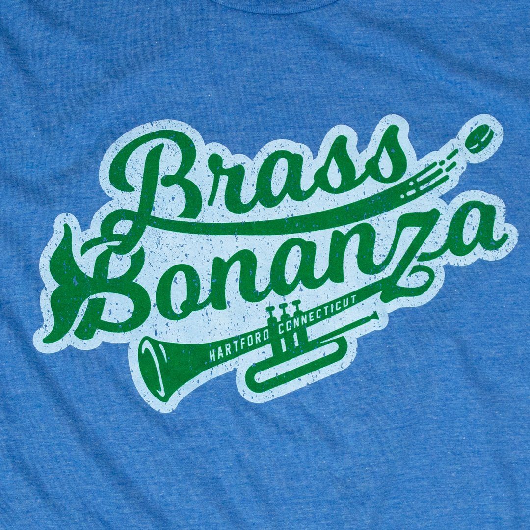 Brass Bonanza T-Shirt Graphic Royal Blue