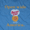 Burger Chef T-Shirt Graphic Royal Blue