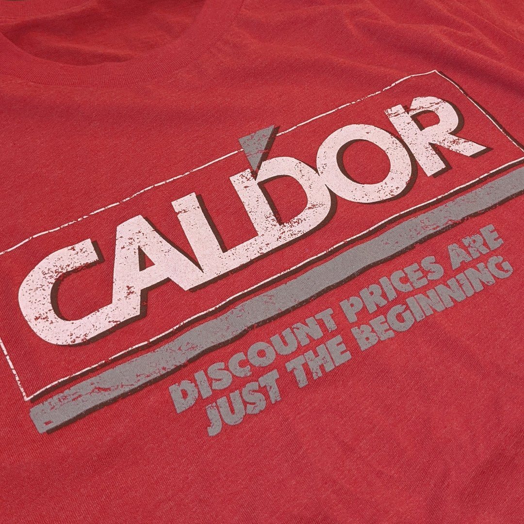 Caldor 90s T-Shirt Detail Red