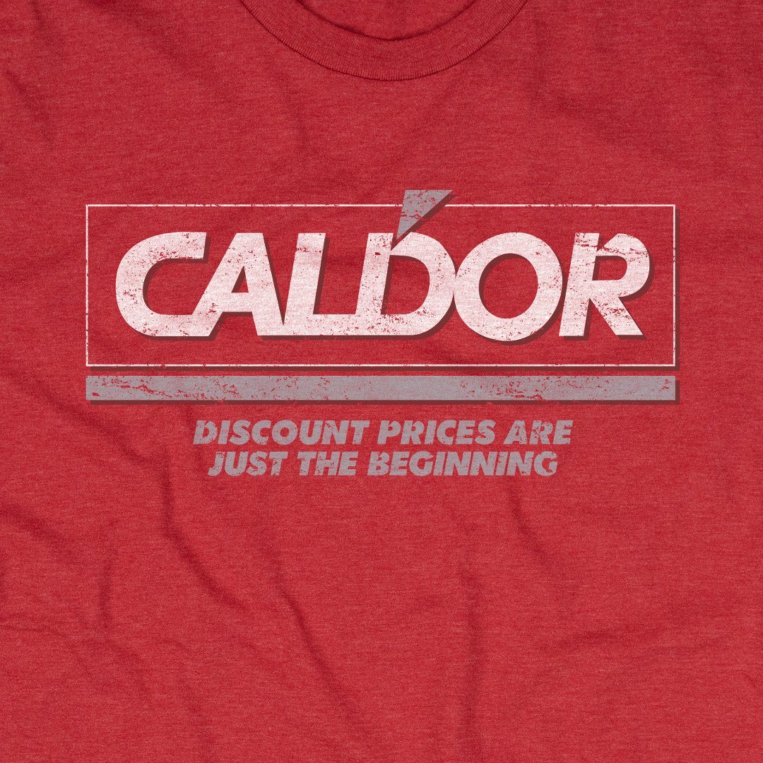 Caldor 90s T-Shirt Graphic Red