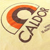 Caldor Discount Department Store T-Shirt Detail Left Faded Yellow