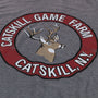 Catskill Game Farm New York T-Shirt Detail Gray