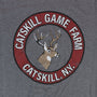 Catskill Game Farm New York T-Shirt Graphict Gray