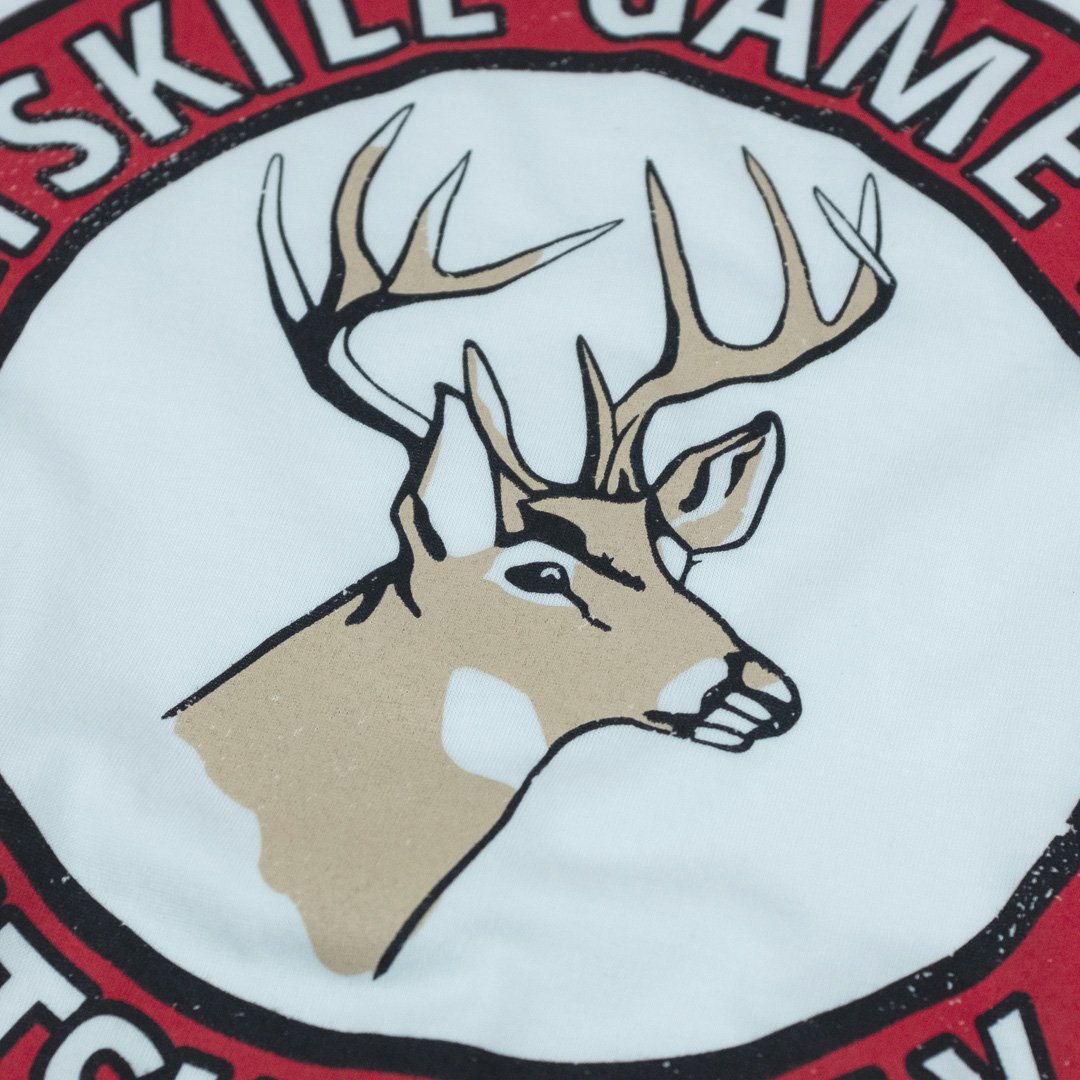 Catskill Game Farm New York T-Shirt Buck White