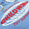 Child World Toy Store Hoodie Detail Left Sky Blue