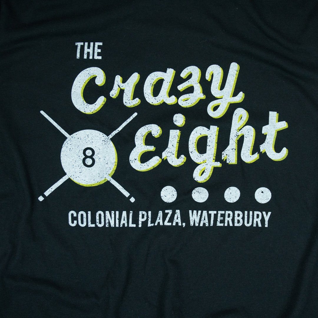Crazy Eight T-Shirt Graphic Black