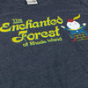 Enchanted Forest Rhode Island T-Shirt Detail Dark Blue