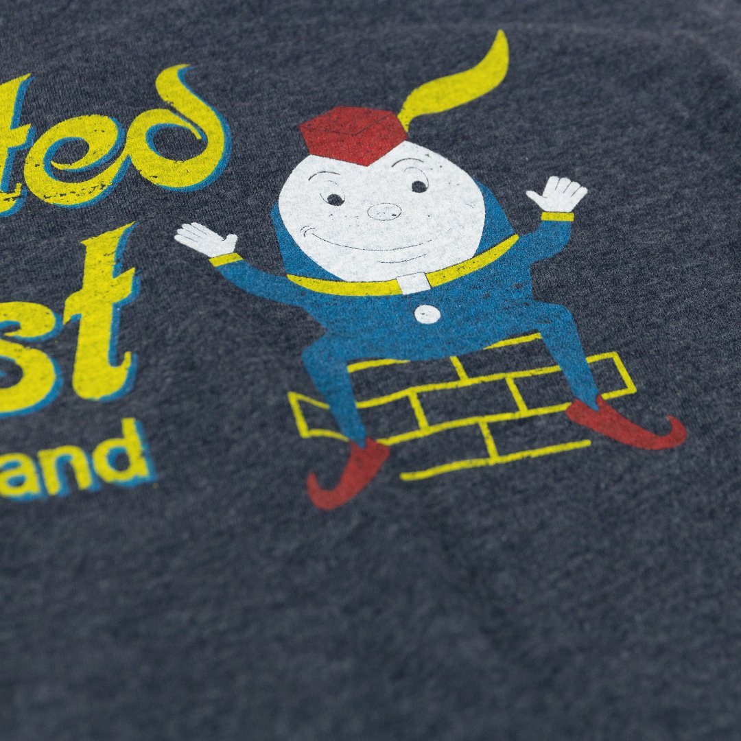 Enchanted Forest Rhode Island T-Shirt Humpty Dumpty Dark Blue