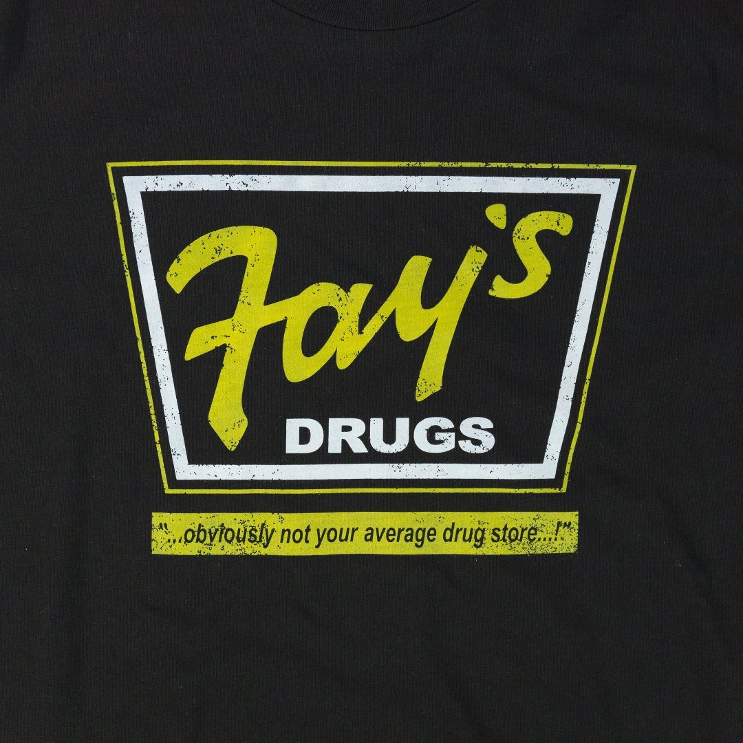 Fay's Drugs T-Shirt Graphic Black