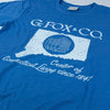 G. Fox Connecticut T-Shirt Detail Bright Blue