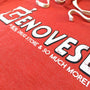 Genovese Drug Stores Hoodie Detail Right Red