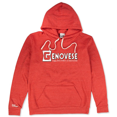 Genovese Drug Stores Hoodie Front Red