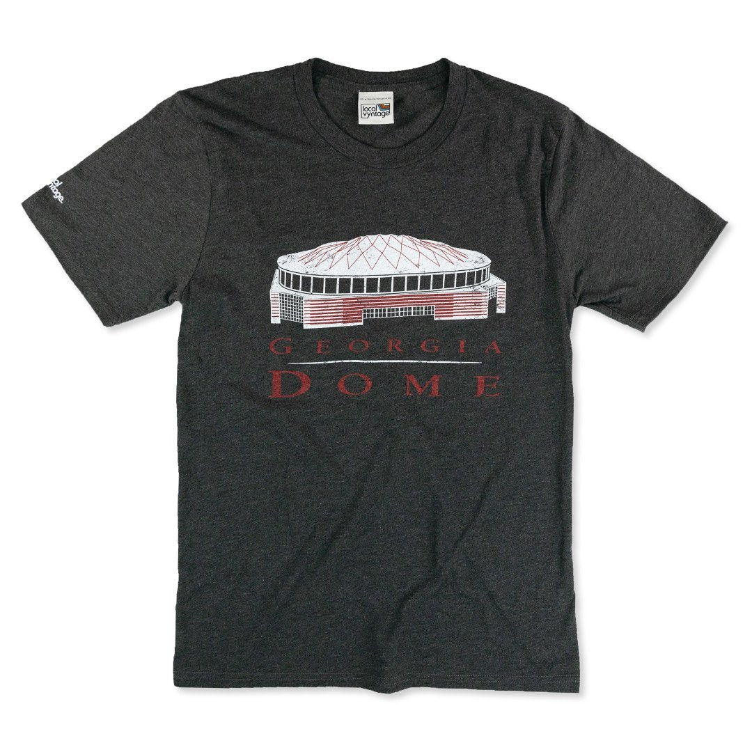 Georgia Dome Atlanta T-Shirt Front Dark Gray