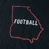 Georgia Football T-Shirt Detail Black