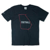 Georgia Football T-Shirt Front Black