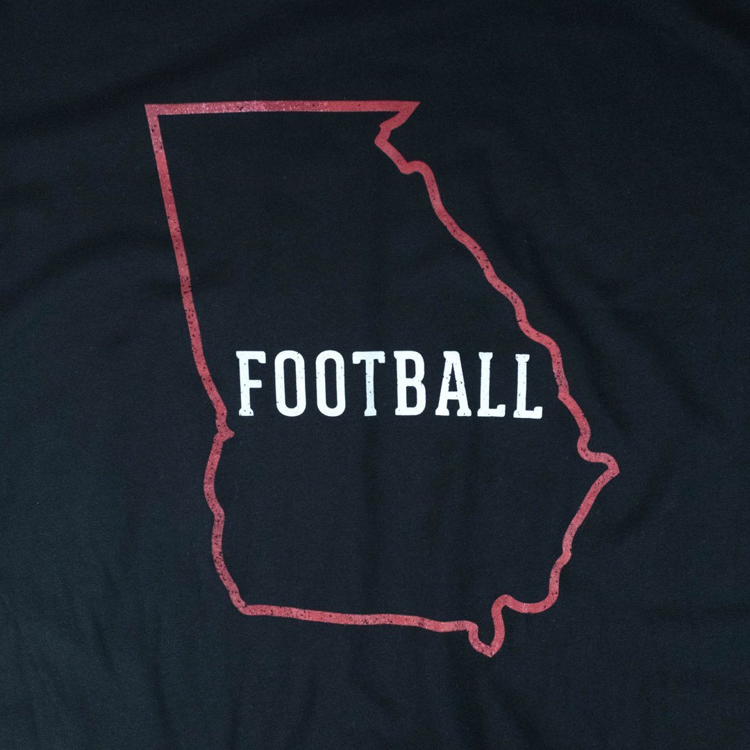 Georgia Football T-Shirt Graphic Black