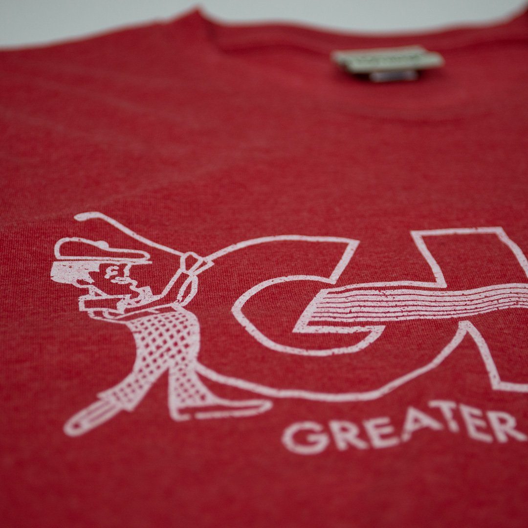 GHO Greater Hartford Open T-Shirt Detail Red