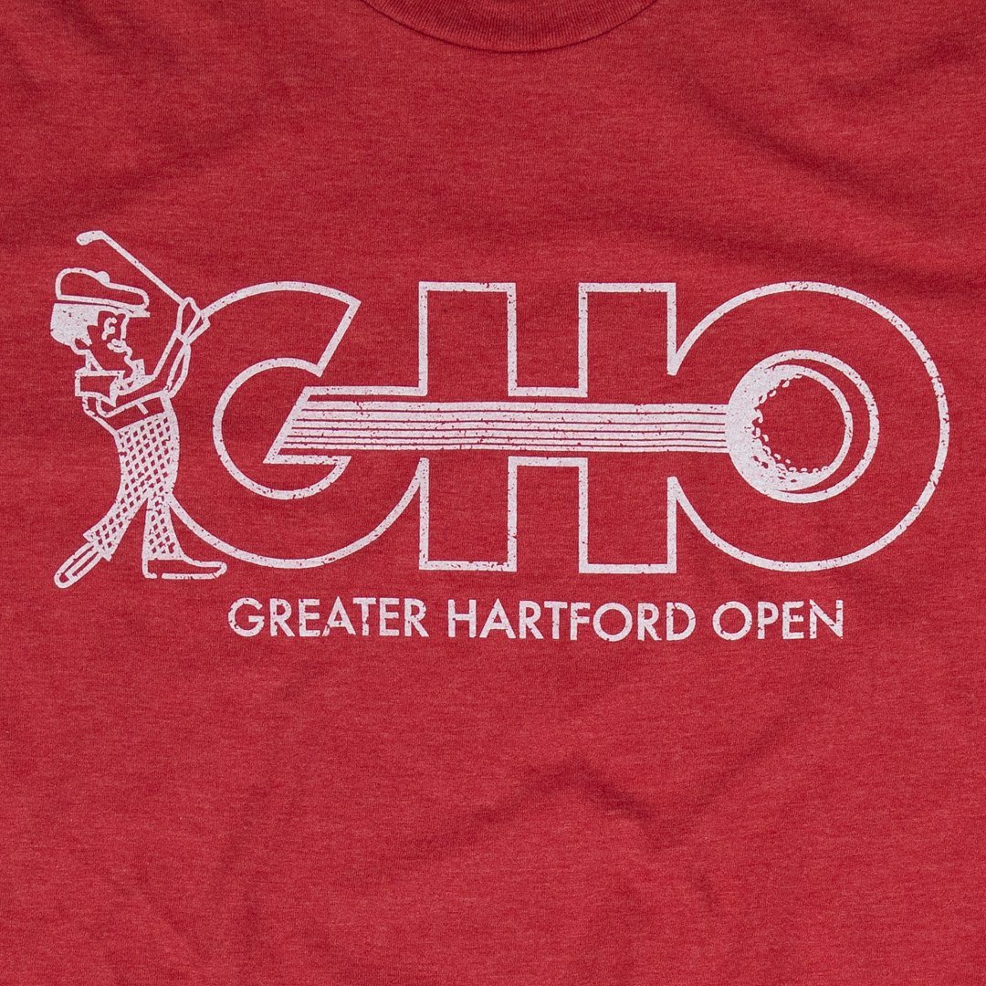 GHO Greater Hartford Open T-Shirt Graphic Red