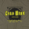 Gold Mine Arcade T-Shirt Graphic Brown