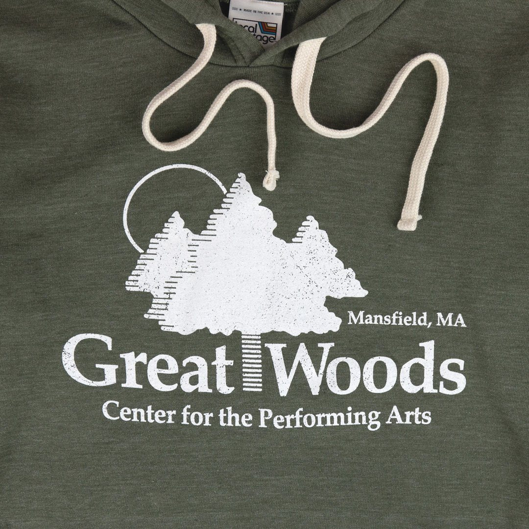 Great Woods Hoodie Graphic Forest Green
