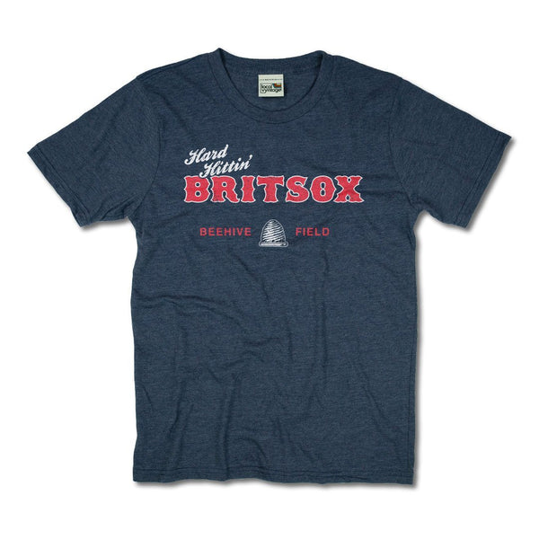 Hard Hittin BritSox Connecticut T-Shirt Front Dark Blue