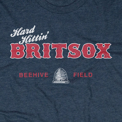 Hard Hittin BritSox Connecticut T-Shirt Graphic Dark Blue