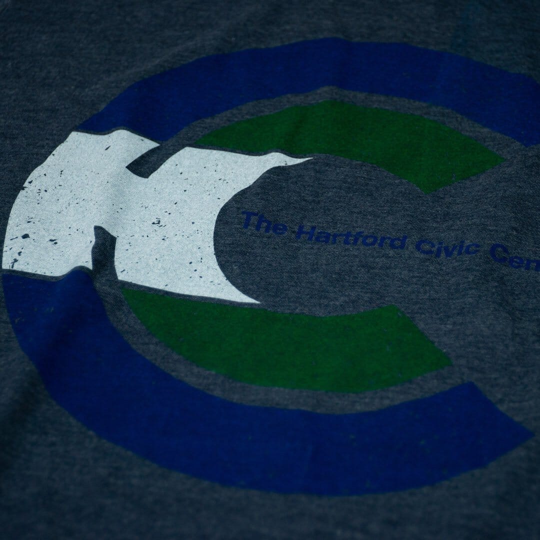 Hartford Civic Center T-Shirt Detail Dark Blue