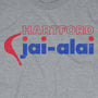 Hartford Jai Alai Connecticut T-Shirt Graphic Light Gray
