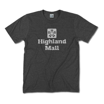 Highland Mall Austin T-Shirt Front Dark Gray