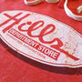 Hills Department Store Hoodie Detail Right Red