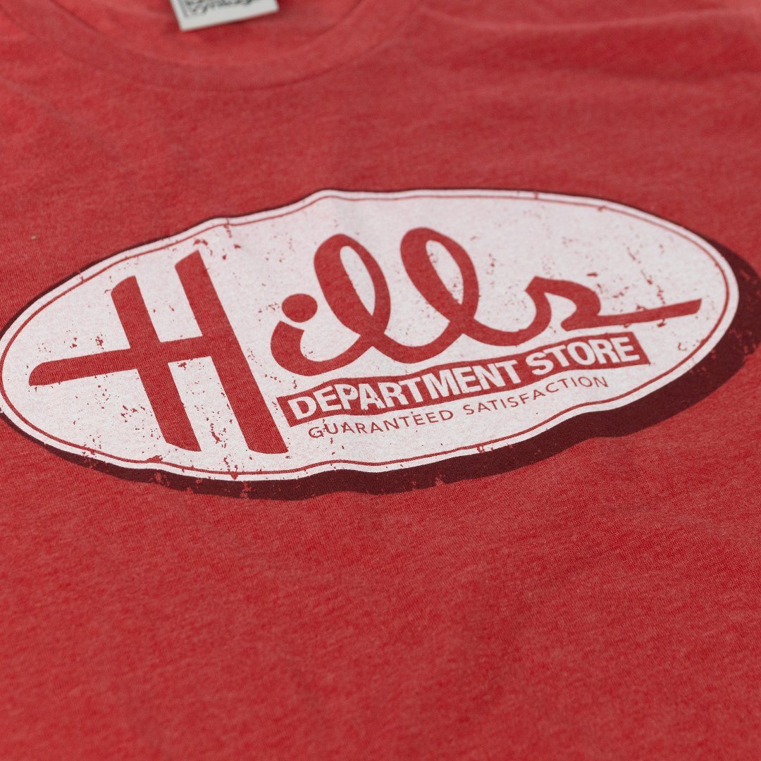 Hills Department Store T-Shirt Detail Red
