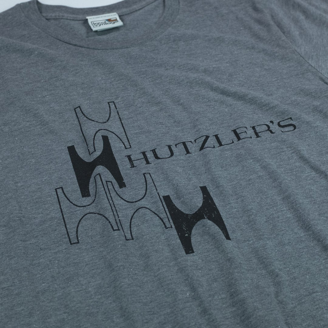 Hutzler's Vintage Baltimore T-Shirt Detail Gray
