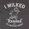 I Milked Rosebud T-Shirt Graphic Dark Brown