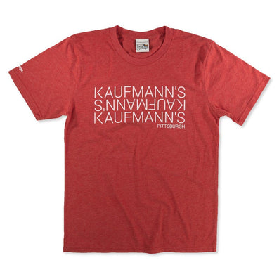 Kaufmann's Department Store Pittsburgh T-Shirt Front Red