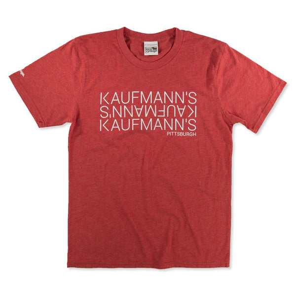 Kaufmann's Department Store Pittsburgh T-Shirt Front Red