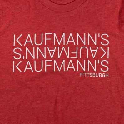 Kaufmann's Department Store Pittsburgh T-Shirt Graphic Red