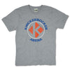 Knickerbocker Arena Albany T-Shirt Front Light Gray