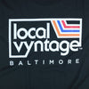 Local Vyntage Baltimore Logo T-Shirt Graphic Black