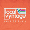 Local Vyntage Jamaica Plain T-Shirt Graphic Orange