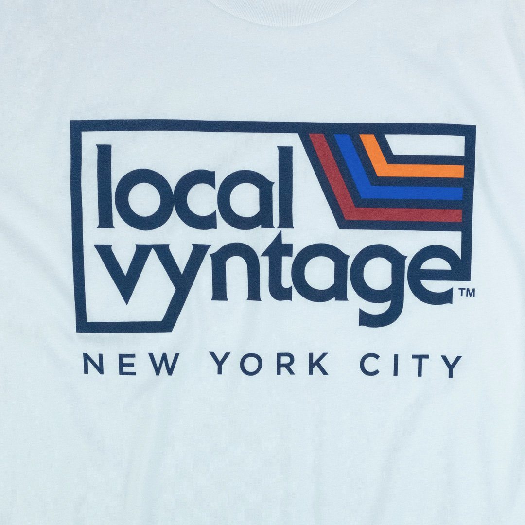 Local Vyntage NYC Logo T-Shirt Graphic White