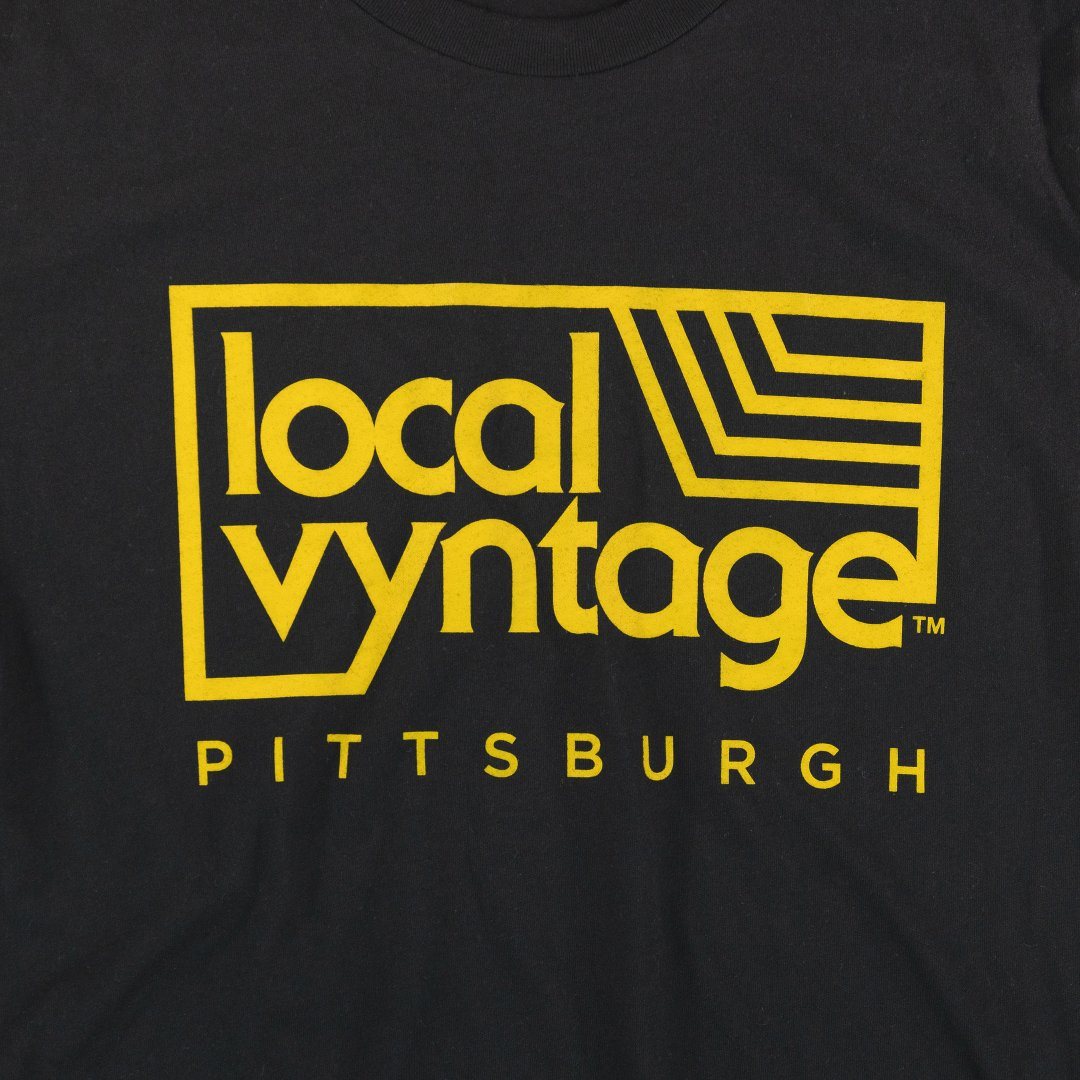Local Vyntage Pittsburgh T-Shirt Graphic Black
