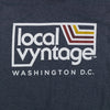 Local Vyntage Washington DC Logo T-Shirt Graphic Dark Blue