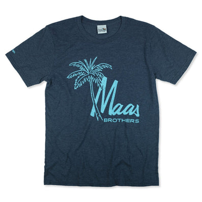 Maas Brothers T-Shirt Front Dark Blue