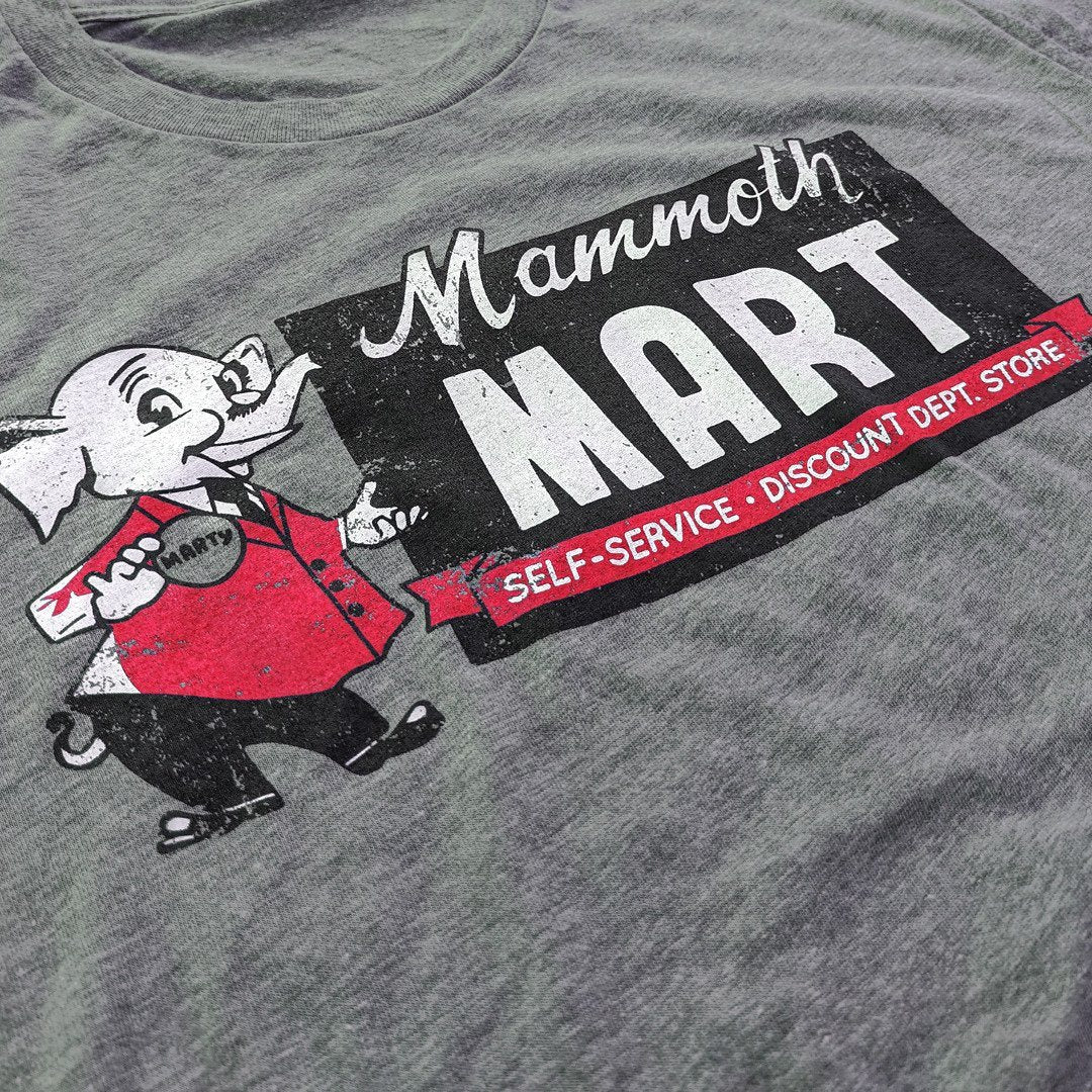 Mammoth Mart T-Shirt Detail Gray