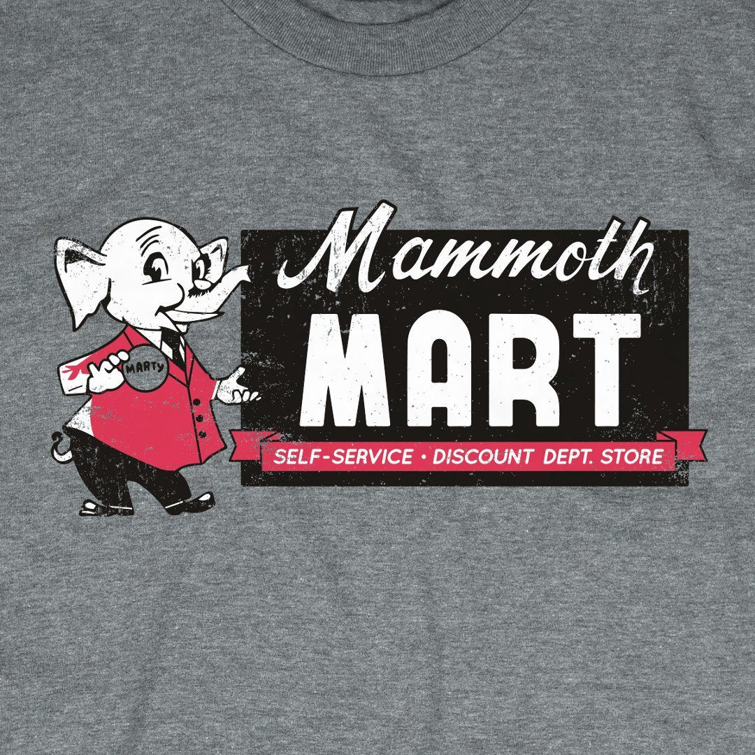 Mammoth Mart T-Shirt Graphic Gray