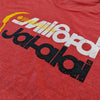 Milford Jai Alai Connecticut T-Shirt Detail Red