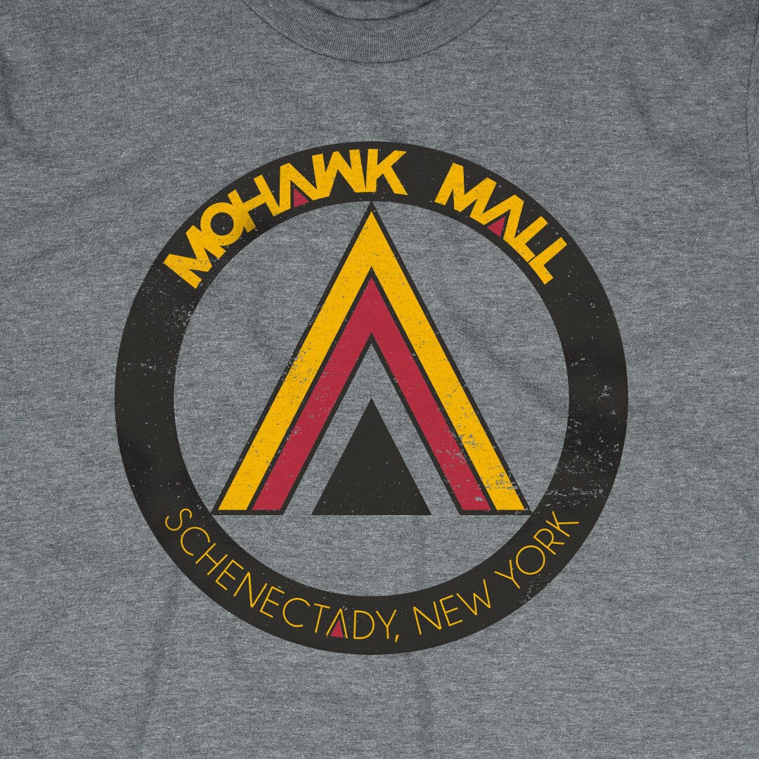 Mohawk Mall Schenectady T-Shirt Graphic Gray