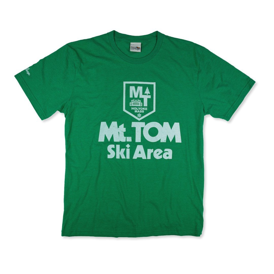 Mt. Tom Massachusetts T-Shirt Front Green