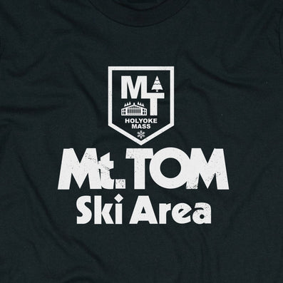 Mt. Tom Massachusetts T-Shirt Graphic Black